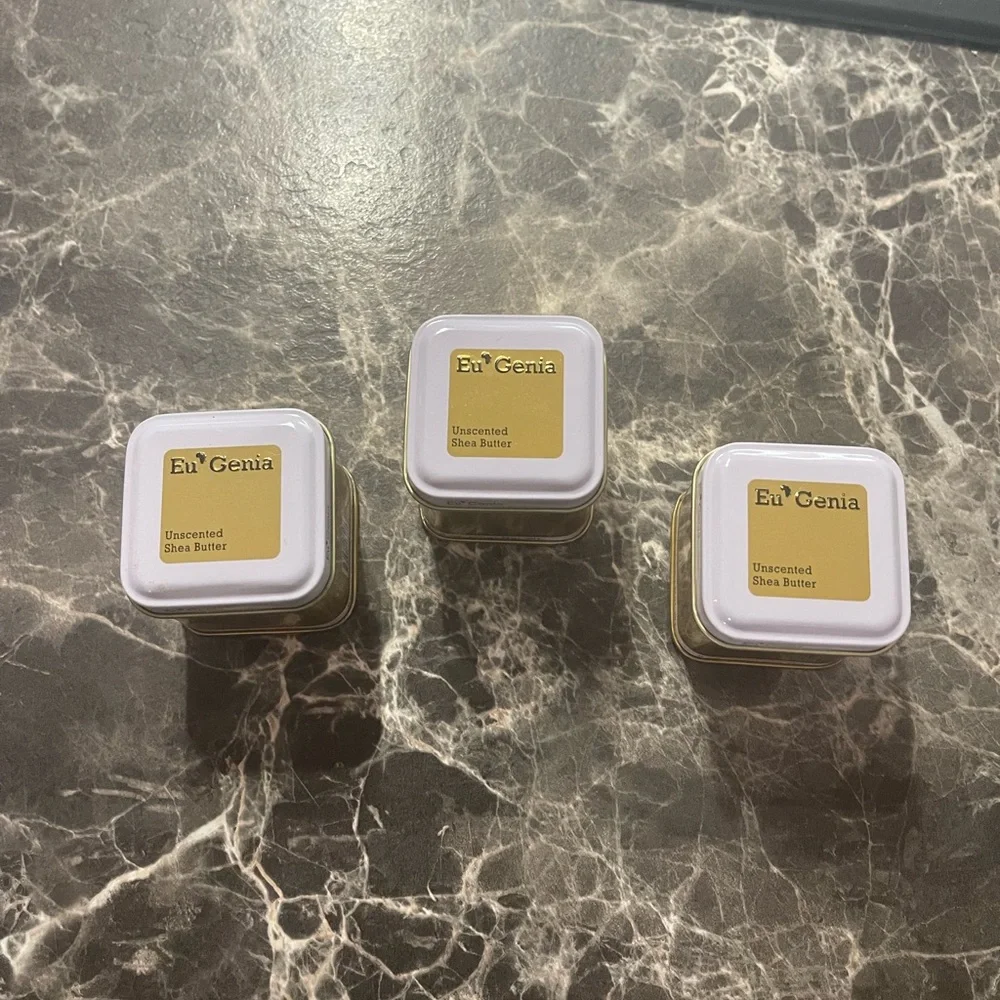 🎁 Eu’Genia Pure Unscented Shea Butter – Holiday Trio Gift Set (3 × 2 oz) - Picture 4 of 9